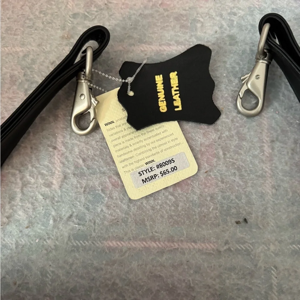 Winn International Leather Bag Replacement Strap Black